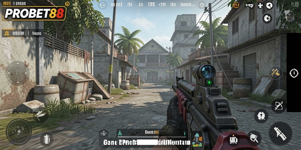 Screenshot gameplay PROBET88 yang menampilkan aksi seru dan strategi pertarungan.